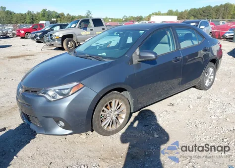 2015 Toyota Corolla Le Plus из США, поврежденный, VIN 5YFBURHE0FP198711